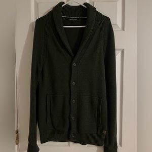 Dark Green Banana Republic Cardigan Sweater - L